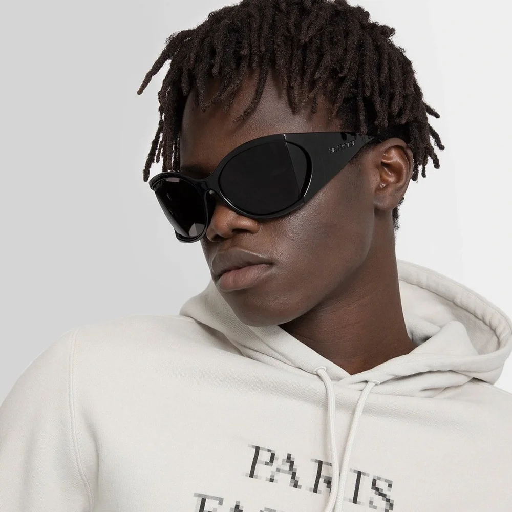 NEW BALENCIAGA BB0154S 001 UNISEX SUNGLASSES BALENCIAGA GOOGLES EYEWEAR